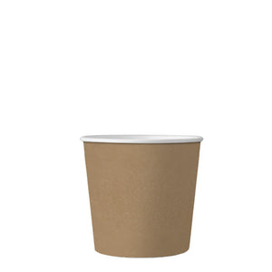 6oz (180ml) Single Wall Kraft Cup - 79/80 Series - Image #1