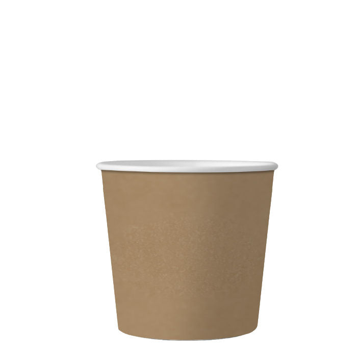 8oz (280ml) Single Wall Kraft Cup - 89/90 Series - Image #1