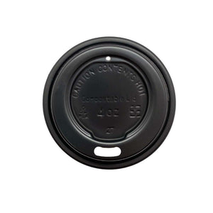 Hot Lid - Flat Traveller - Bioplastic - Black - 62 Series - Image #2