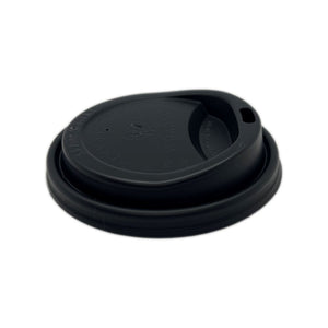 Hot Lid - Flat Traveller - Bioplastic - Black - 79/80 Series - Image #1