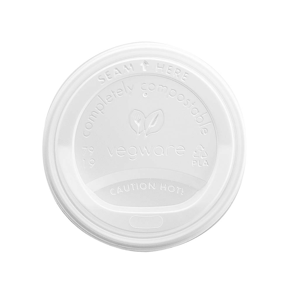 Hot Lid - Flat Traveller - Bioplastic - Opaque - 79/80 Series - Image #2