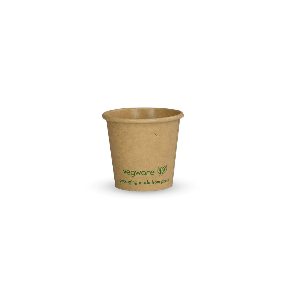 1oz (30ml) Paper Sauce Pot - Kraft - Image #1