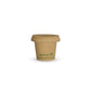 1oz (30ml) Paper Sauce Pot - Kraft - Image #2